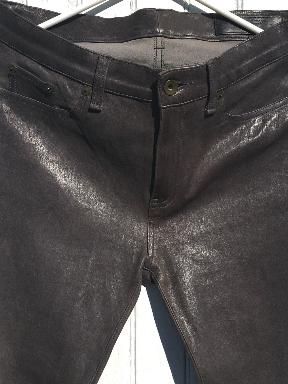 RAG & BONE LEATHER JEANS NWOT